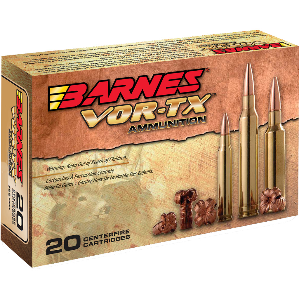 Barnes VOR-TX .30-30 Winchester 150 gr TSX FN Lead-Free Rifle Ammunition (20 Rounds)