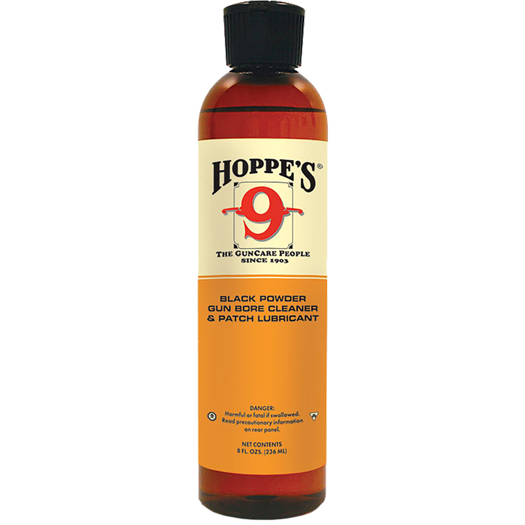 Hoppe's No. 9 Plus Black Powder Bore Cleaner/Lubricant 8 oz Bottle