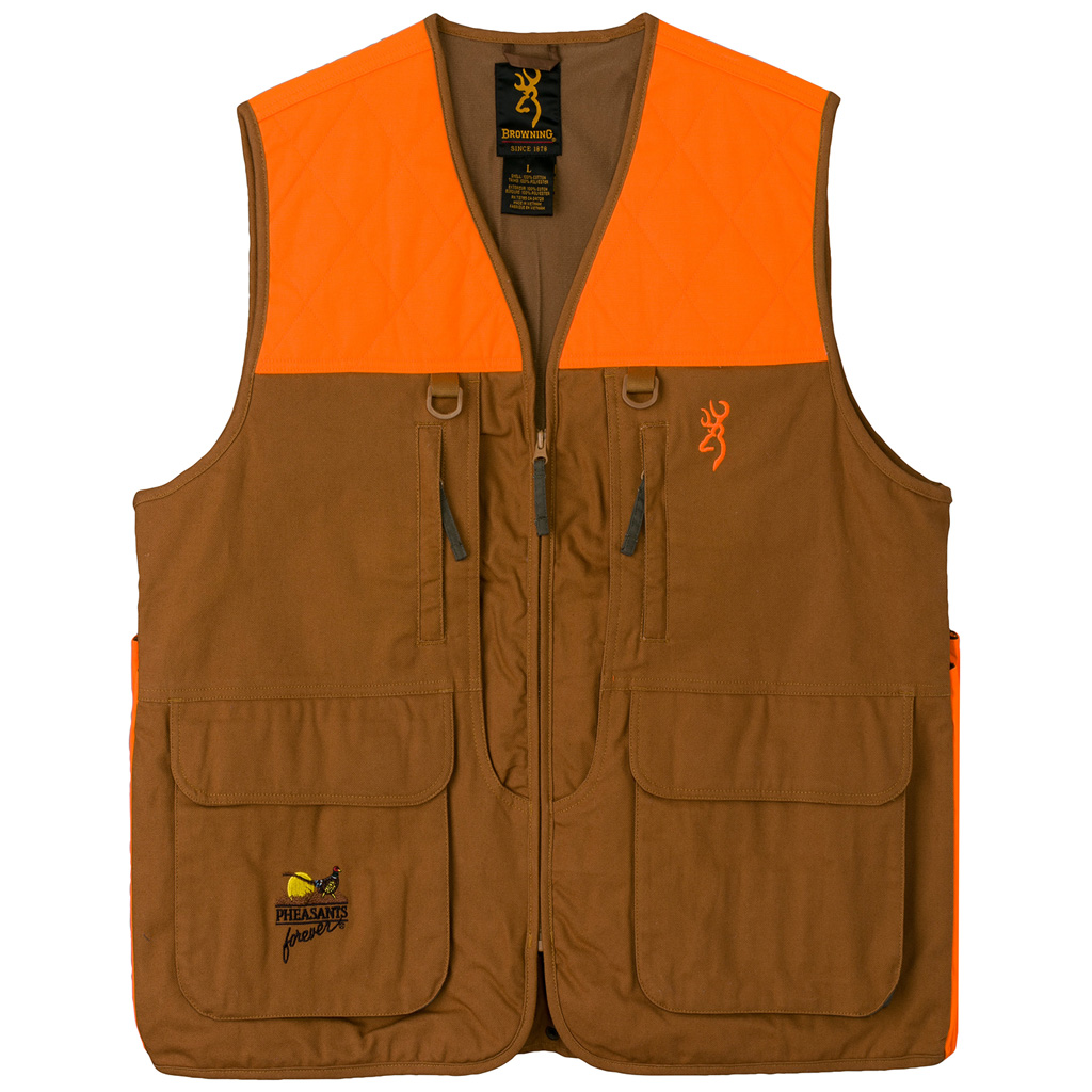 Browning Pheasant Forever Vest (No embroidery) - 2X