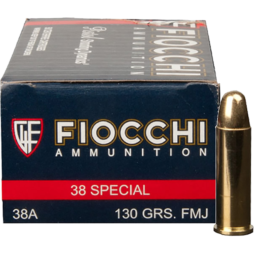 Fiocchi 38A .38 Special 130 Grain FMJ 50-Round Box