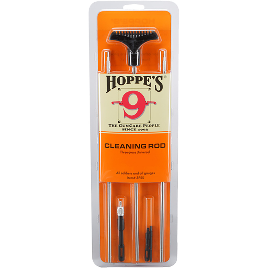 Hoppe's Benchrest 3-Piece Stainless Cleaning Rod