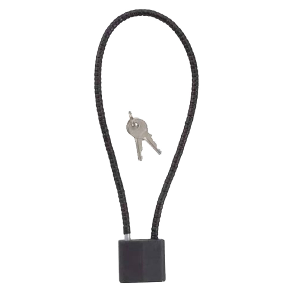 Allen Cable Lock 15 in. Black