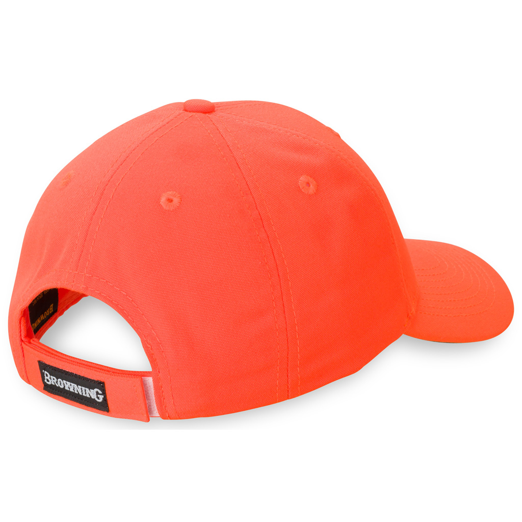 Browning Safety Cap; Blaze Orange Hook & Loop