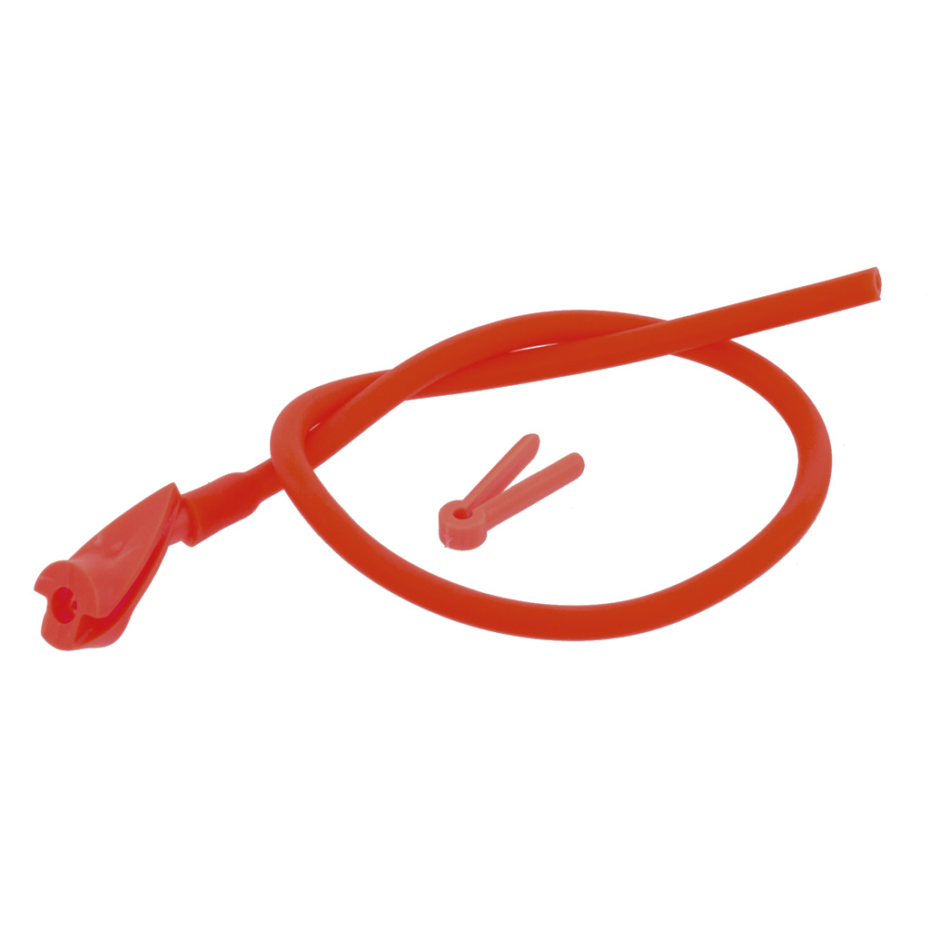 October Mountain In-Line Peep Red 1/4 in. (1600A)