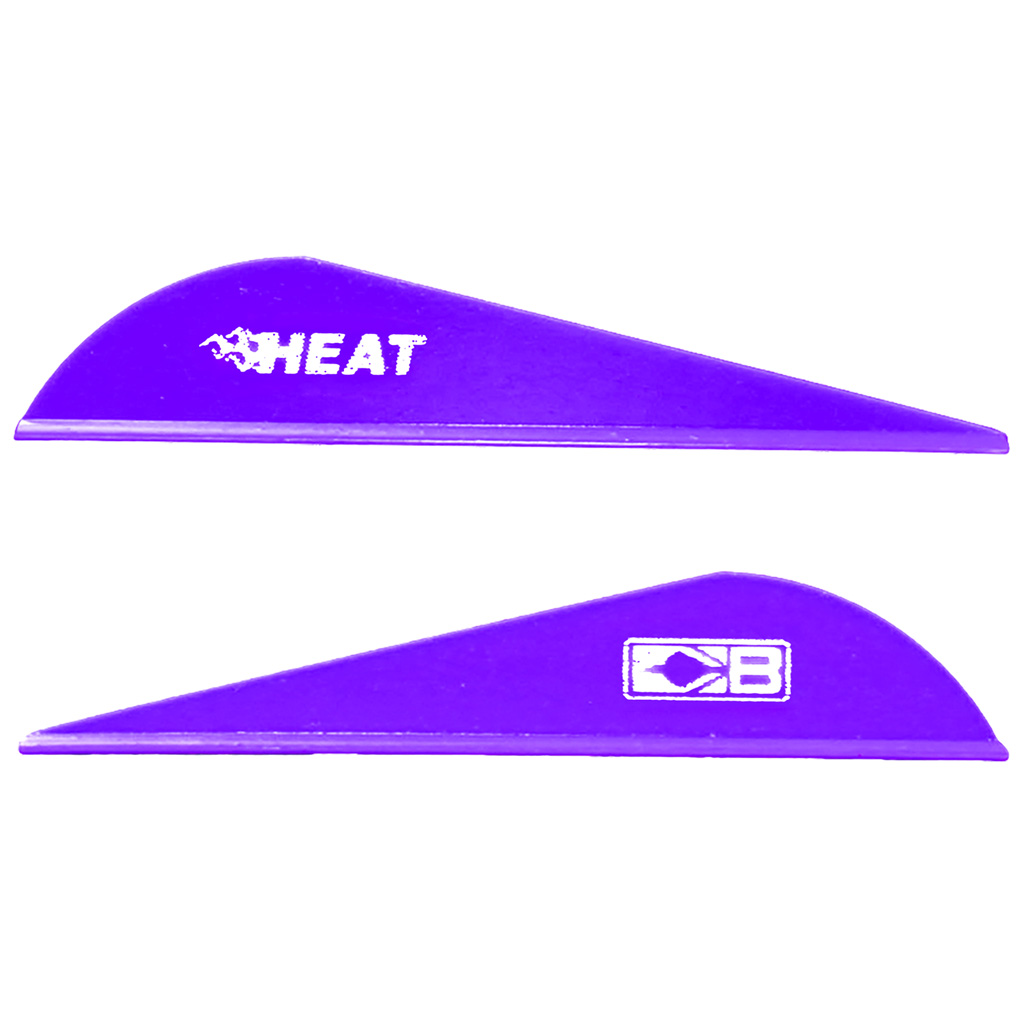 Bohning Heat Vanes Purple 36-Pack