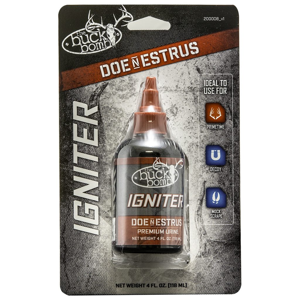 Buck Bomb Doe 'N Estrus Igniter (4 oz, 4 Wicks)